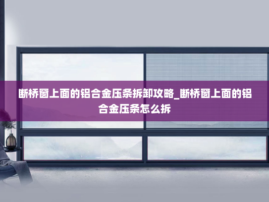 断桥窗上面的铝合金压条拆卸攻略_断桥窗上面的铝合金压条怎么拆